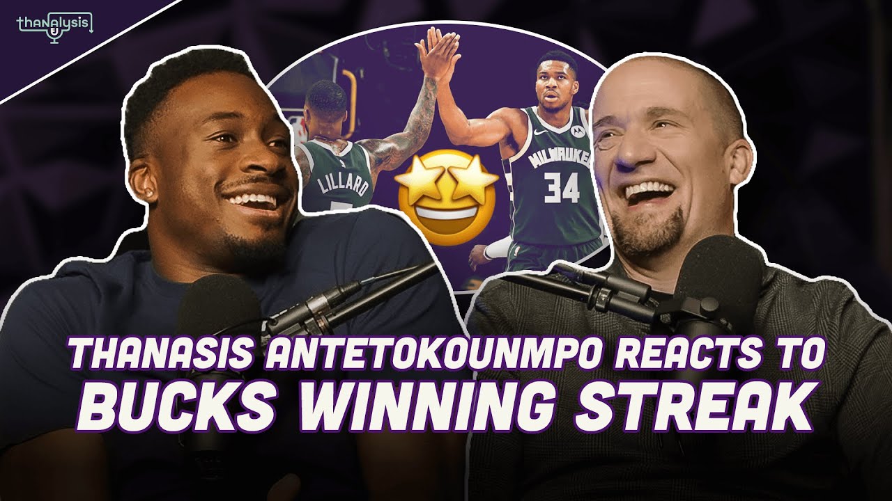 Thanasis Antetokounmpo REACTS to the Milwaukee Bucks WINS over Indiana and Charlotte.