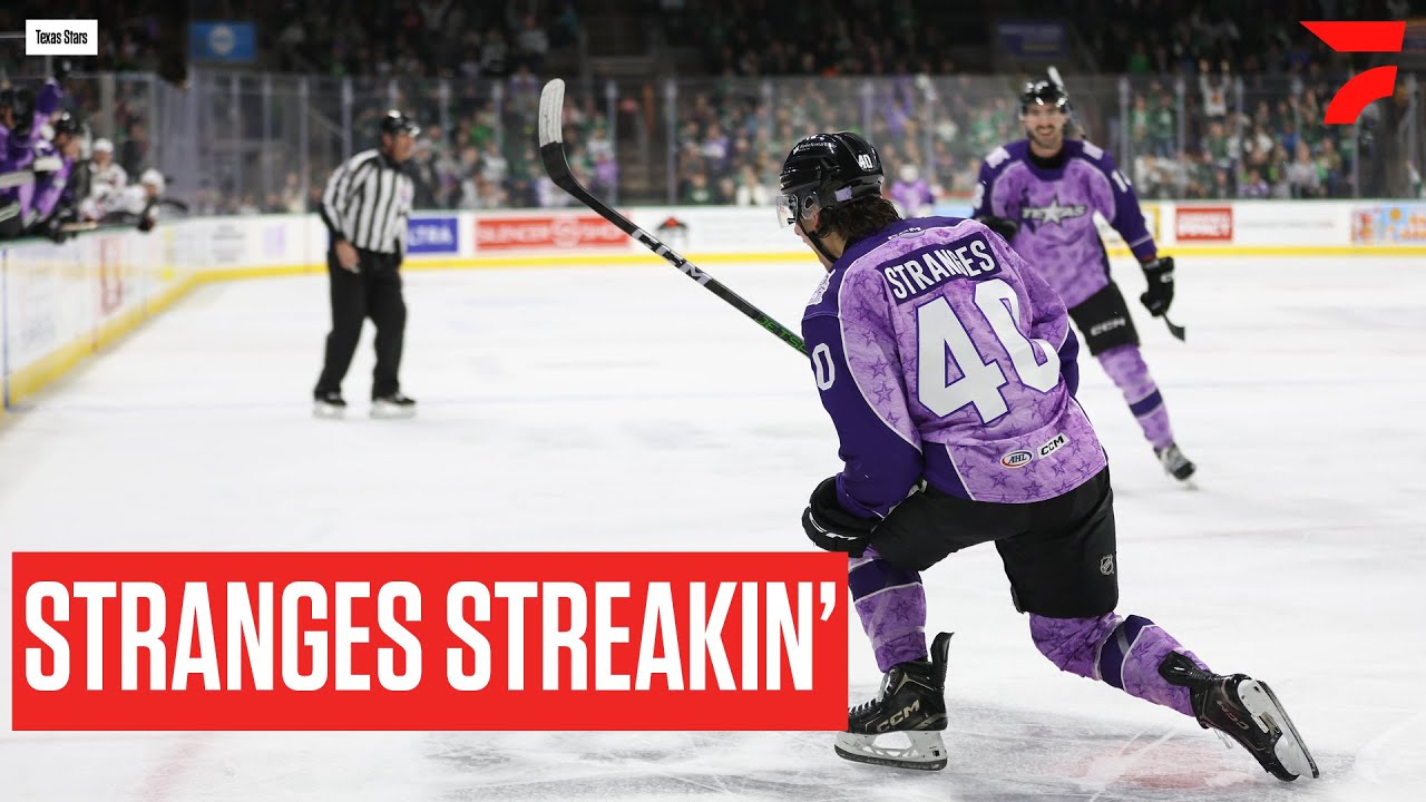 Dallas Stars Prospect Antonio Stranges Runs Goal Streak To Five Games
