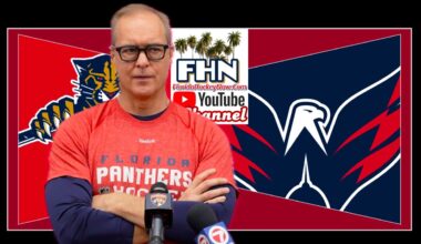 Paul Maurice, Florida Panthers Morning Skate vs. Washington Capitals