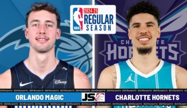 Orlando Magic Vs Charlotte Hornets | NBA Live Play-By-Play Scoreboard 2024