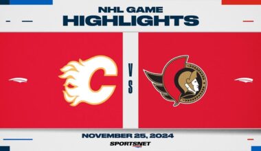 NHL Highlights | Flames vs. Senators - November 25, 2024