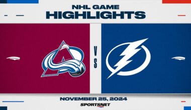 NHL Highlights | Avalanche vs. Lightning - November 25, 2024