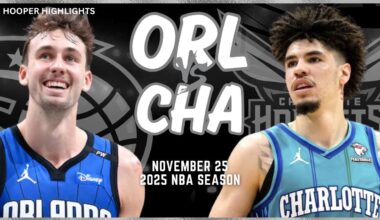 Orlando Magic vs Charlotte Hornets Full Game Highlights | Nov 25 | 2025 NBA Season