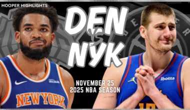Denver Nuggets vs New York Knicks Full Game Highlights | Nov 25 | 2025 NBA Season