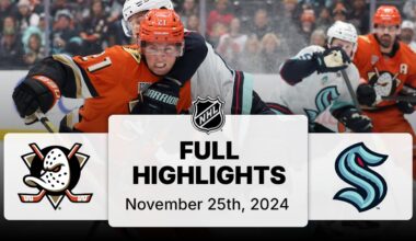 NHL Highlights | Kraken vs. Ducks | November 25, 2024