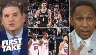 FIRST TAKE | Spurs are a gritty team this year! - Windy on Wemby take down No. 1 in West Warriors