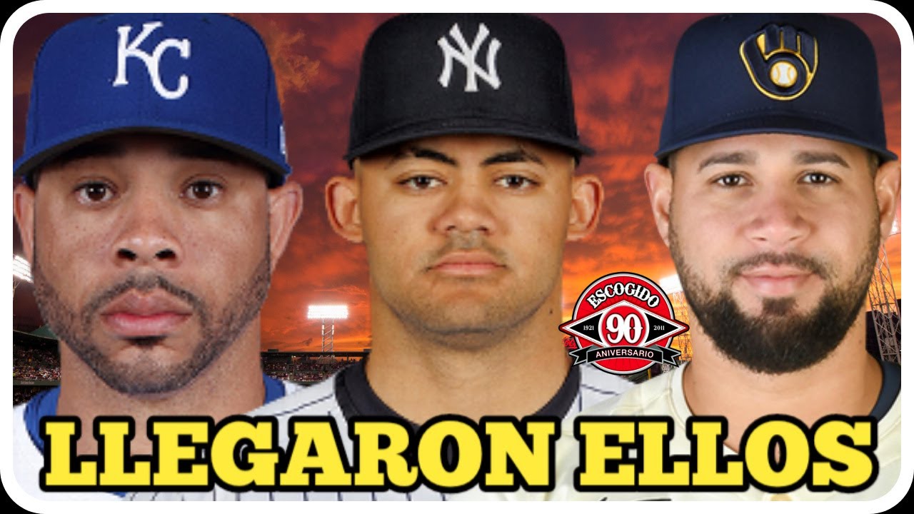JASSON DOMINGUEZ Y GARY SANCHEZ LLEGAN A LOS LEONES DEL ESCOGIDO