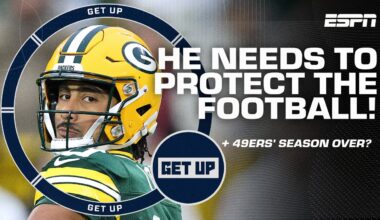 Jordan Love's RECKLESS turnover problem + Damien Woody PUTS A FORK in the 49ers 😬 | Get Up