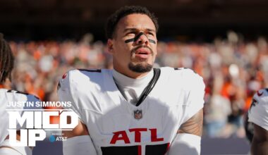 Justin Simmons Mic'd Up in return to Denver | Atlanta Falcons | NFL
