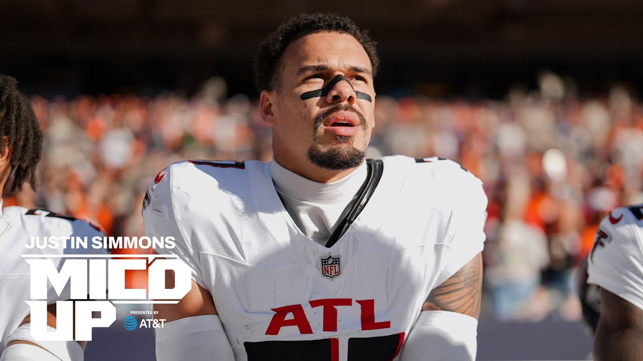 Justin Simmons Mic'd Up in return to Denver | Atlanta Falcons | NFL