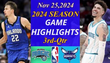 Charlotte Hornets vs Orlando Magic Game Highlights 3rd-Qtr | Nov 25, 2024 | NBA TODAY