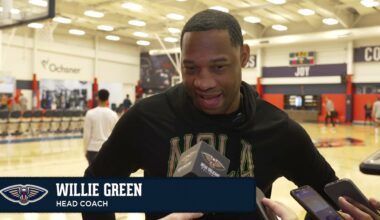 Willie Green on Elfrid Payton, Dejounte Murray's return | Pelicans Practice 11/26/24