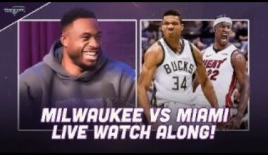 WATCH ALONG: Thanasis Antetokounmpo REACTS LIVE to the Milwaukee Bucks vs. Miami Heat!
