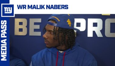 Malik Nabers Talks After Tuesday's Practice | New York Giants
