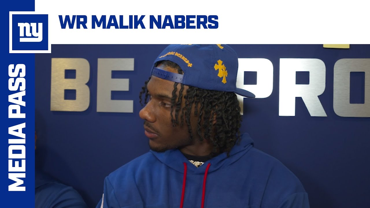 Malik Nabers Talks After Tuesday's Practice | New York Giants
