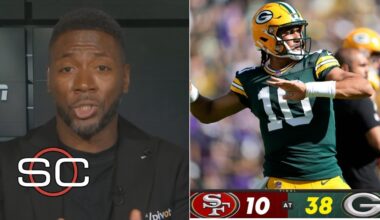 ESPN reacts to Green Bay Packers destroy San Francisco 49ers 38-10 in Week 12; Jordan Love 2 TD