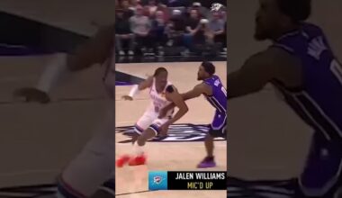 Put mic'd up JDub on the top of our holiday wish list 📋 😂 #oklahomacitythunder #nba