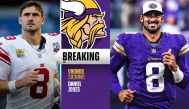 BREAKING: Minnesota Vikings Sign QB Daniel Jones!
