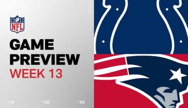 Indianapolis Colts vs. New England Patriots | 2024 Week 13 Game Preview