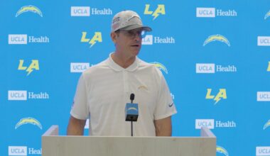 Jim Harbaugh On Kirk Cousins & Falcons | LA Chargers