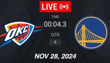 NBA LIVE! Golden State Warriors vs Oklahoma City Thunder | November 28, 2024 | 2024 NBA Season Live