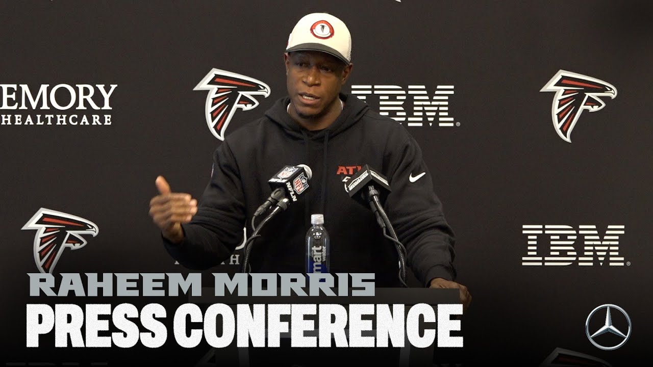 Raheem Morris speaks on preparations for Chargers heading into Week 13 | Press Conference