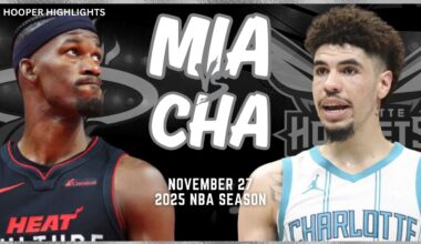 Miami Heat vs Charlotte Hornets Full Game Highlights | Nov 27 | 2025 NBA Season