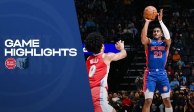 GAME HIGHLIGHTS: Detroit Pistons @ Memphis Grizzlies