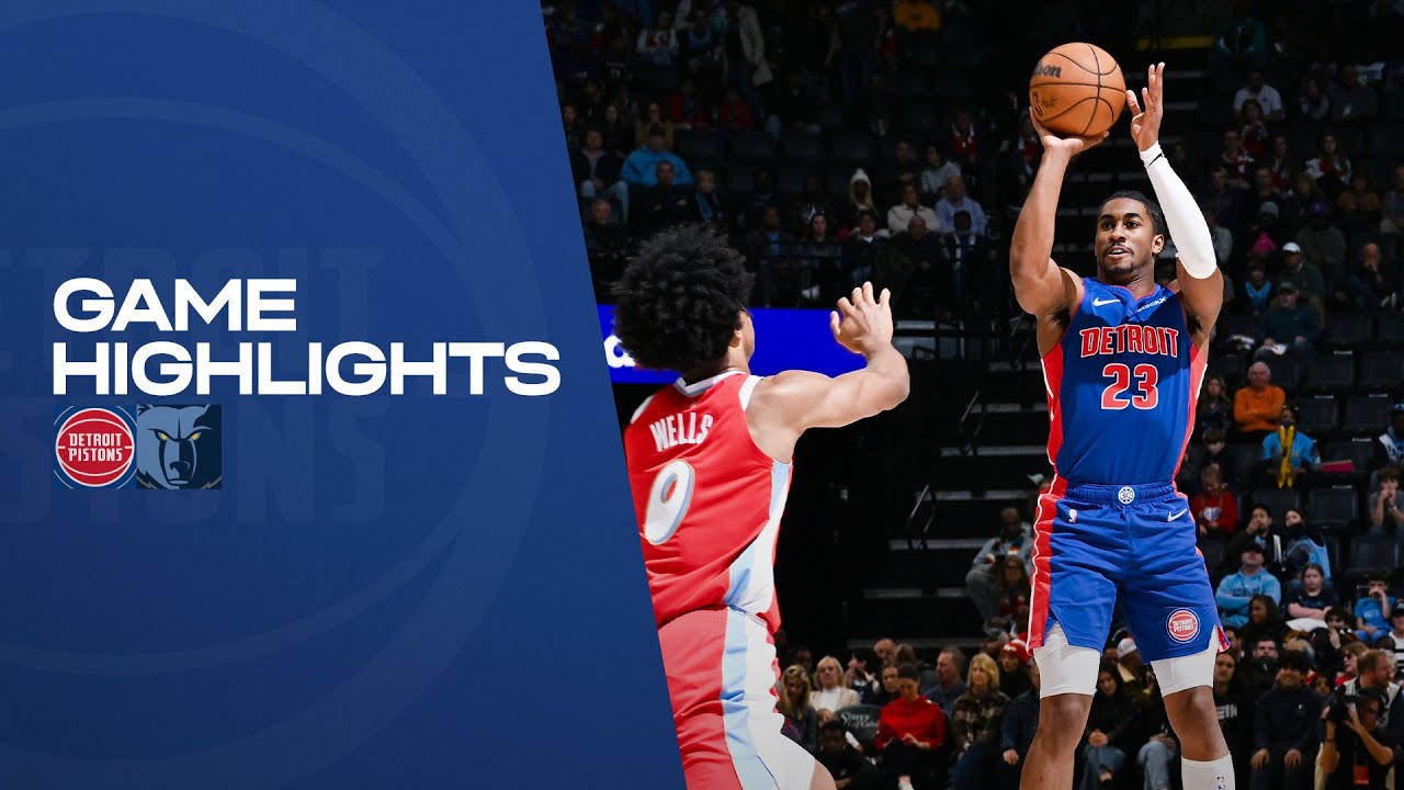 GAME HIGHLIGHTS: Detroit Pistons @ Memphis Grizzlies