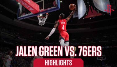 Jalen Green (41 points) Highlights vs. Philadelphia 76ers l Houston Rockets