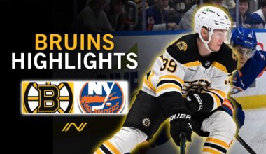 Bruins Highlights: Bruins and Islanders go Back and Forth on Long Island