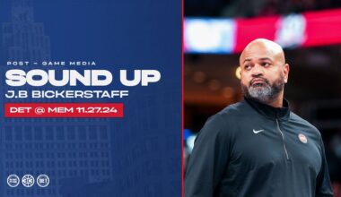 Post-Game Press Conference: JB Bickerstaff | Pistons @ Grizzlies | 11.27.24