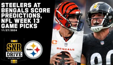Steelers-Bengals Injury Report Update, NFL Week 13 Game Picks | SNR Drive | Pittsburgh Steelers