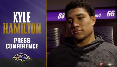 Kyle Hamilton on the Challenges Saquon Barkley Presents | Baltimore Ravens
