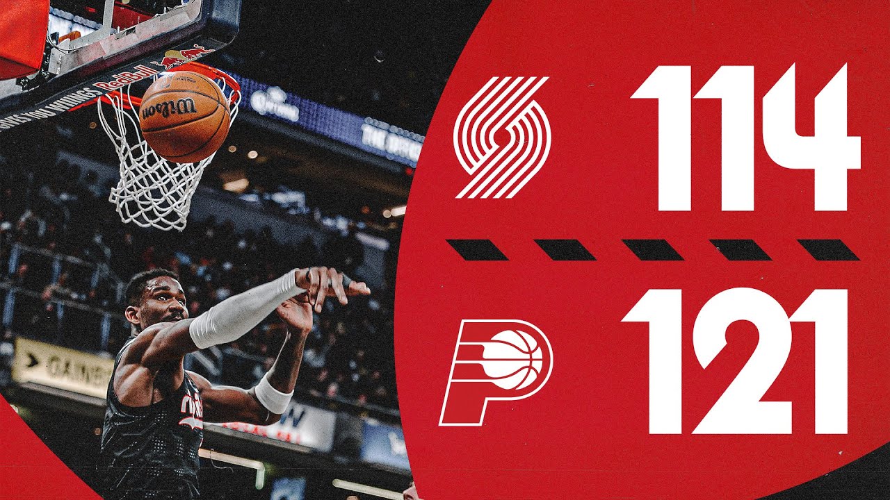 Portland Trail Blazers 114, Indiana Pacers 121 | Game Highlights | November 27, 2024