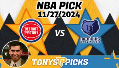 Detroit Pistons vs. Memphis Grizzlies Pick 11/27/24 NBA Betting Pick