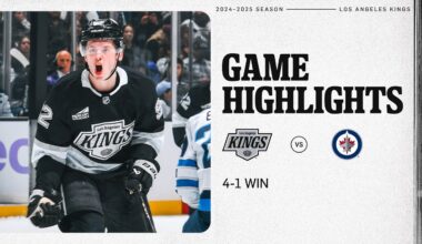 LA Kings Beat the Winnipeg Jets 4-1 on Thanksgiving Eve!