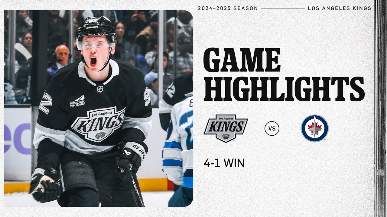 LA Kings Beat the Winnipeg Jets 4-1 on Thanksgiving Eve!