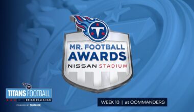 Tennessee Titans 40th Annual Mr. Football Awards Finalists