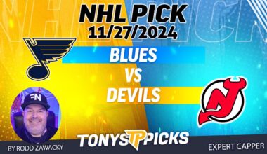 St Louis Blues vs New Jersey Devils  11/27/24 NHL Pick for Bet