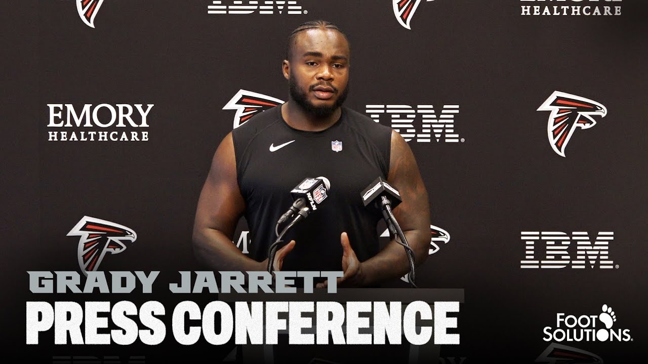 Grady Jarrett, Jessie Bates and more speak on Thanksgiving, prep for LA Chargers | Press Conferences