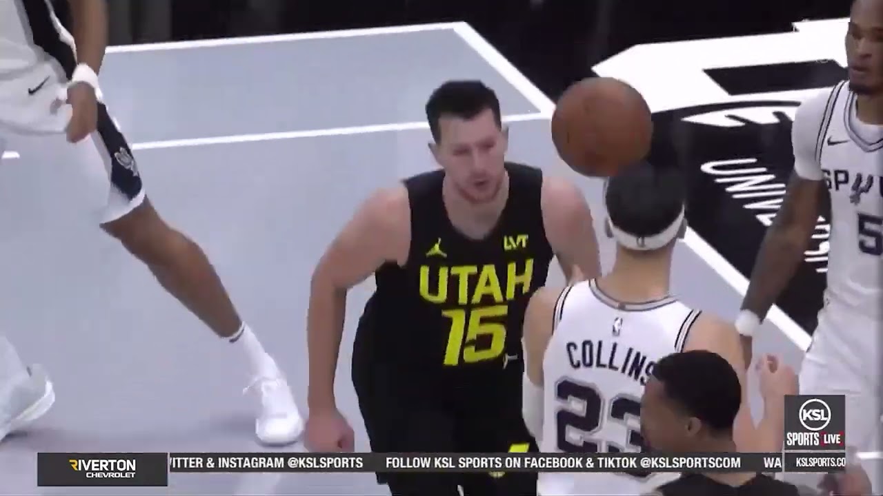 Utah Jazz Fall To San Antonio Spurs At Home In NBA Cup Group Play