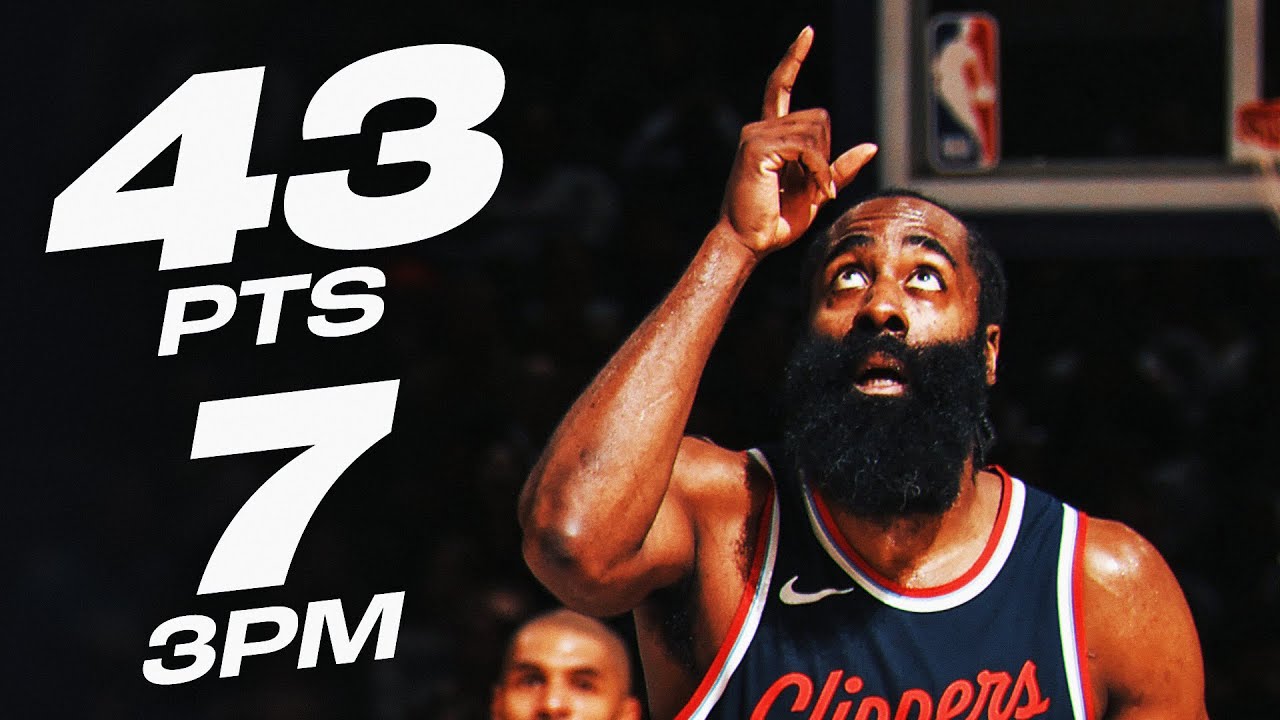 James Harden GETS BUCKETS in The Nation’s Capital! (7 Threes) 🔥| November 27, 2024