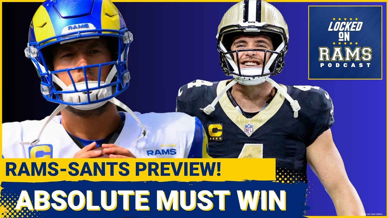 Rams vs. Saints Preview, How Rams Can Keep Playoff Hopes Alive With Win Over Saints!
