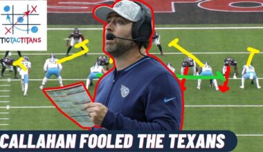Tennessee Titans Film Breakdown: Brian Callahan's RUN GAME Fooled the Houston Texans in Week 12