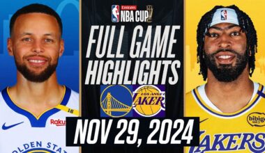 WARRIORS vs LAKERS FULL GAME HIGHLIGHTS NOVEMBER 29, 2024 NBA FULL GAME HIGHLIGHTS TODAY 2K25