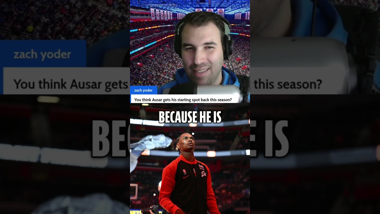 Will Ausar Thompson Get His Starting Spot Back This Season?  #detroitpistons #ausarthompson