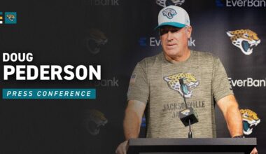 Doug Pederson on Confidence in His Players and Division Game | Jacksonville Jaguars