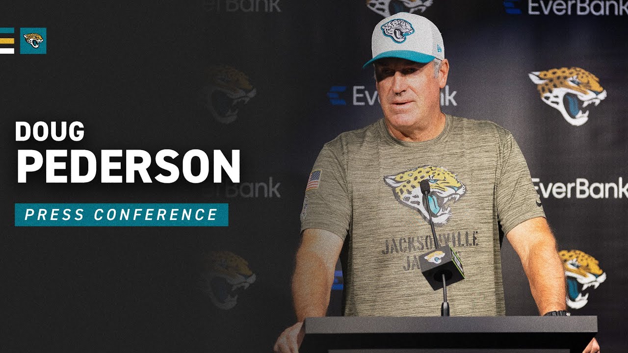 Doug Pederson on Confidence in His Players and Division Game | Jacksonville Jaguars