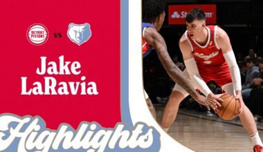 Jake LaRavia Highlights vs Detroit Pistons